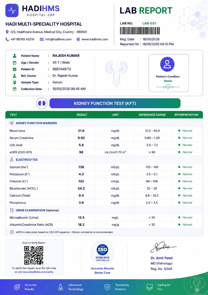 KFT Report Template